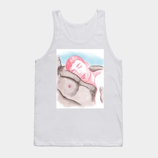 His Happy Place (Sketch) Tank Top